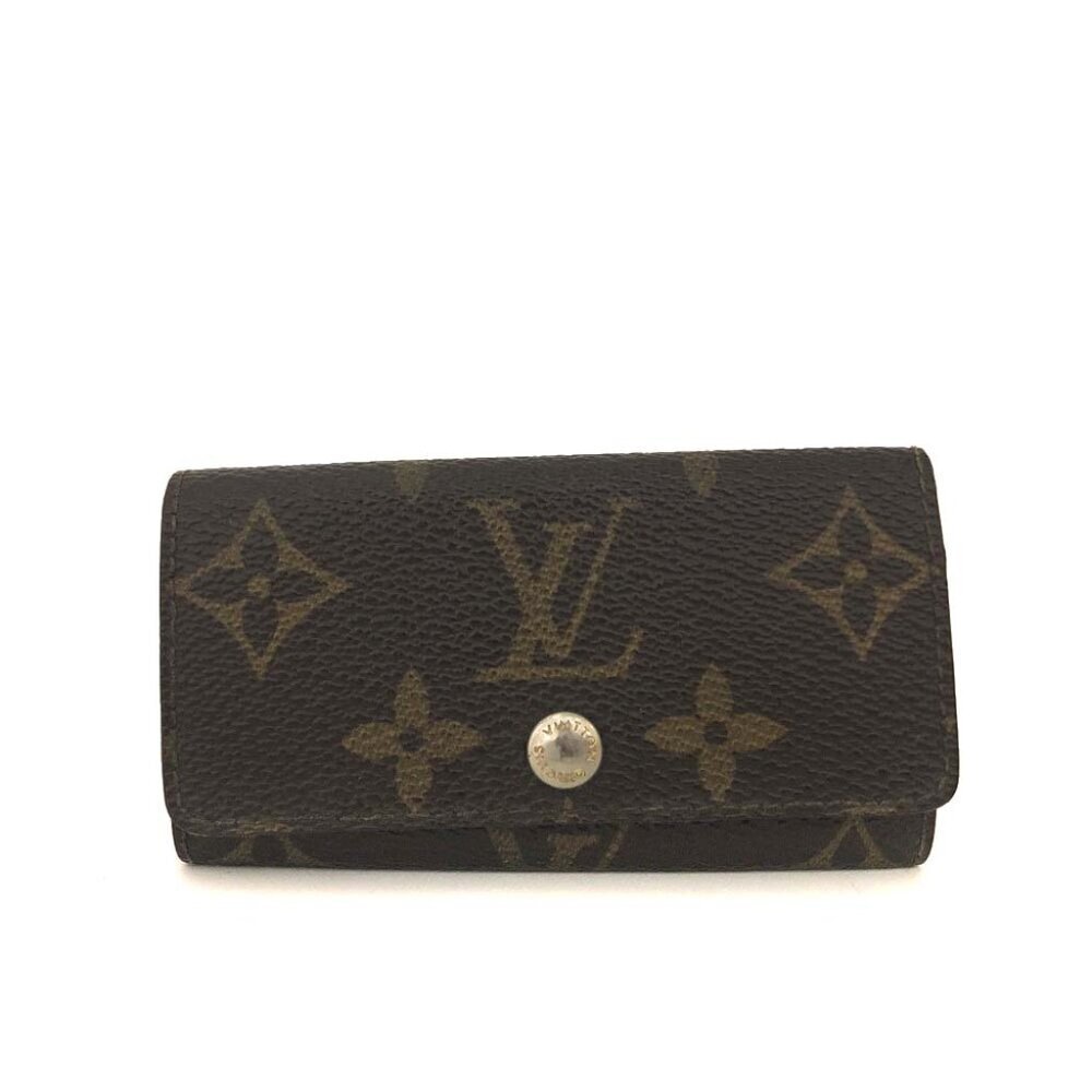 Louis Vuitton Monogram Multicles 4 Ring Key Case Brown/2BJ2084 101225